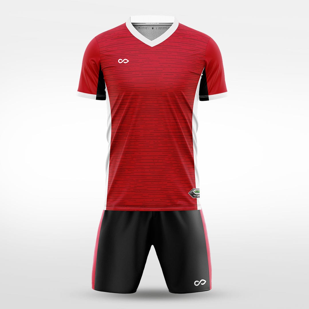 XTeamwear Soccer Uniforms Flashing Line - Custom Soccer Jerseys Kit Sublimated for Team - WS204GCSSX3