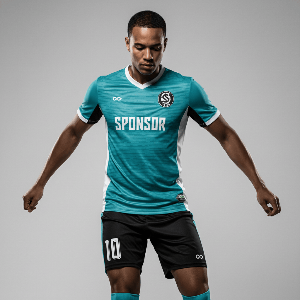 XTeamwear Soccer Uniforms Flashing Line - Custom Soccer Jerseys Kit Sublimated for Team - WS204GCSSX3