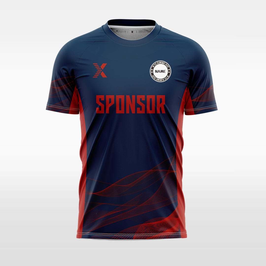 XTeamwear Soccer Uniforms Floating ribbon - Custom Soccer Jerseys Kit Sublimated for Team