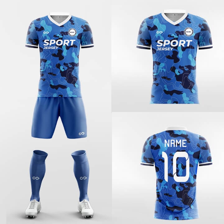 XTeamwear Soccer Uniforms Foam - Custom Soccer Jerseys Kit Sublimated for Club FT260123S