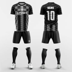 XTeamwear Soccer Uniforms Fringe-Custom Soccer Jerseys Kit Sublimated Design