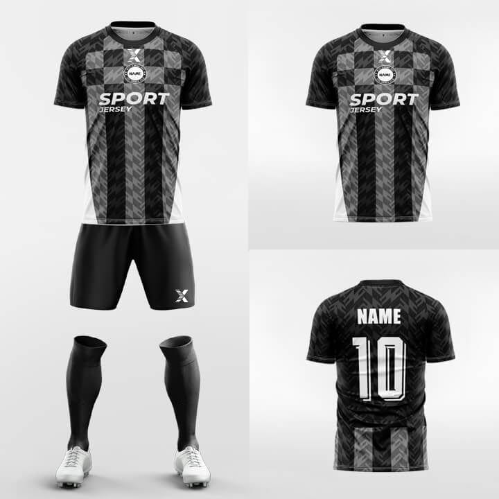 XTeamwear Soccer Uniforms Fringe-Custom Soccer Jerseys Kit Sublimated Design
