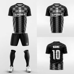 XTeamwear Soccer Uniforms Fringe-Custom Soccer Jerseys Kit Sublimated Design