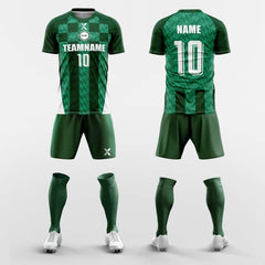 XTeamwear Soccer Uniforms Fringe-Custom Soccer Jerseys Kit Sublimated Design