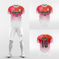 XTeamwear Soccer Uniforms Geometric Gradient - Custom Soccer Jerseys Kit Sublimated for Team