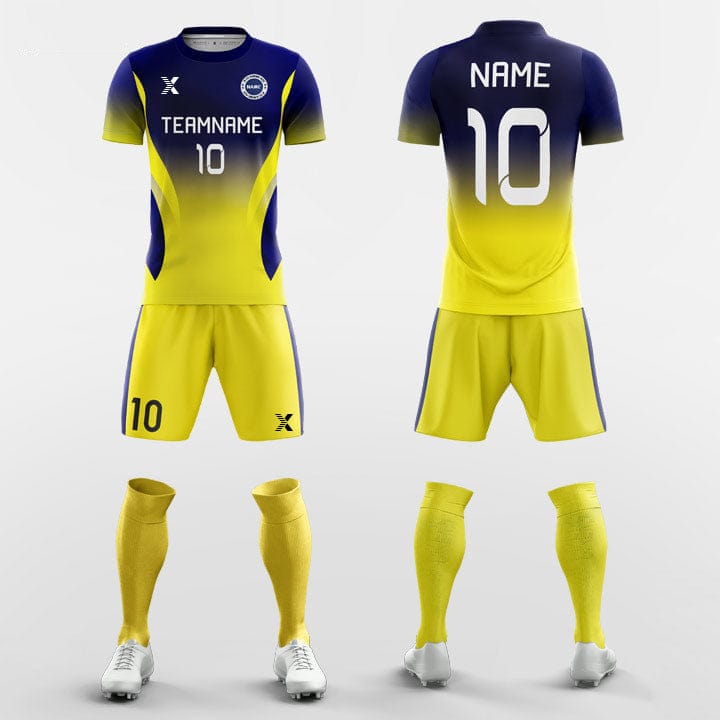 XTeamwear Soccer Uniforms Gradient - Custom Soccer Jerseys Kit Sublimated for Club