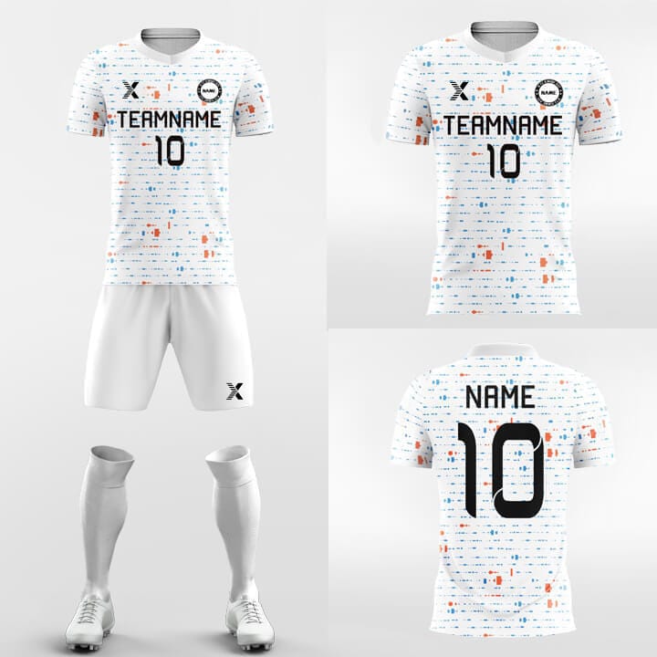 XTeamwear Soccer Uniforms Graffiti Pattern-Custom Soccer Jerseys Kit Sublimated Design