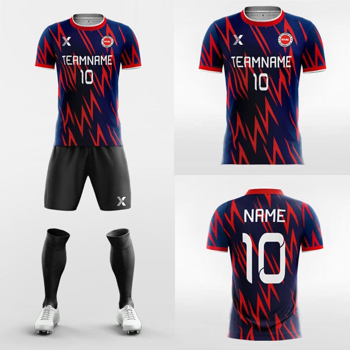 XTeamwear Soccer Uniforms Graphic - Custom Soccer Jerseys Kit Sublimated for Academy