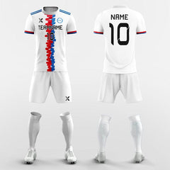 XTeamwear Soccer Uniforms Graphic Drawn - Custom Soccer Jerseys Kit Sublimated for Club