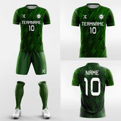 XTeamwear Soccer Uniforms Green Forest - Custom Soccer Jerseys Kit Sublimated Design