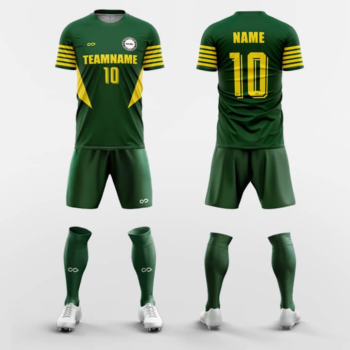 XTeamwear Soccer Uniforms Green / S Angelfish - Custom Soccer Jerseys Kit Sublimated Design