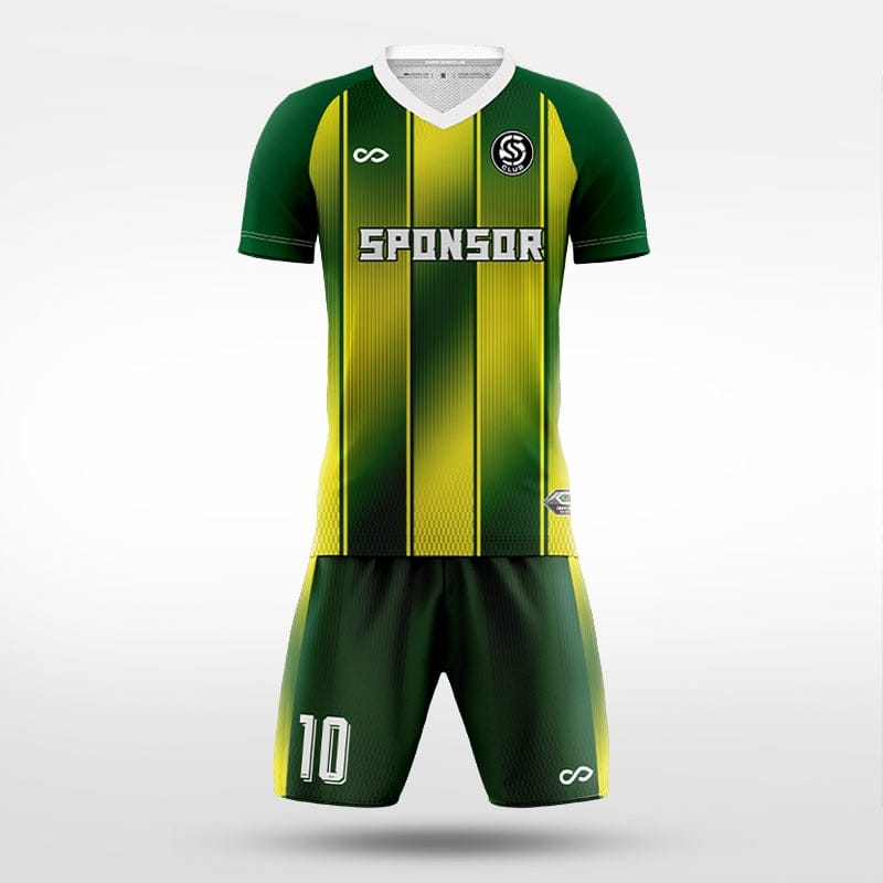 XTeamwear Soccer Uniforms green / S Emblem - Custom Soccer Jerseys Kit Sublimated for Team - WS204GCWY3