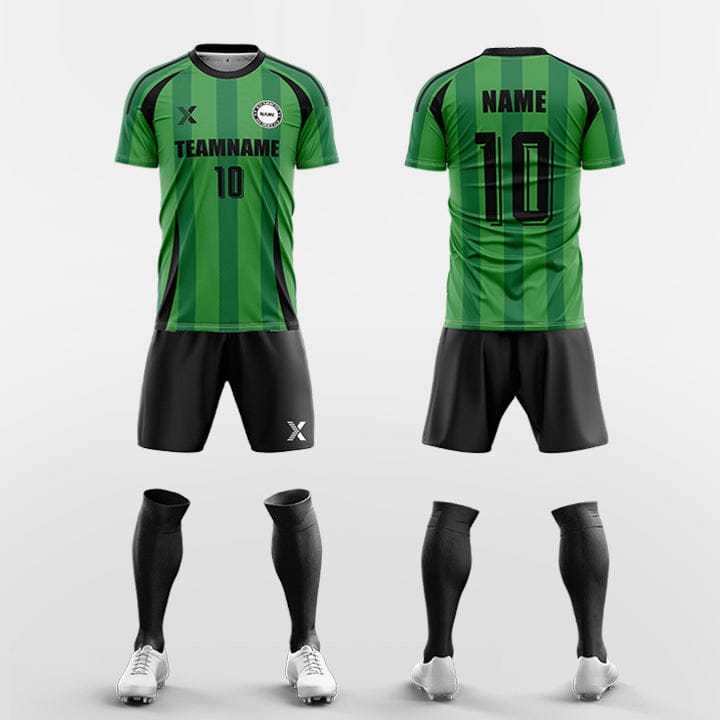 XTeamwear Soccer Uniforms green / S fangs - Custom Soccer Jerseys Kit Sublimated for Team