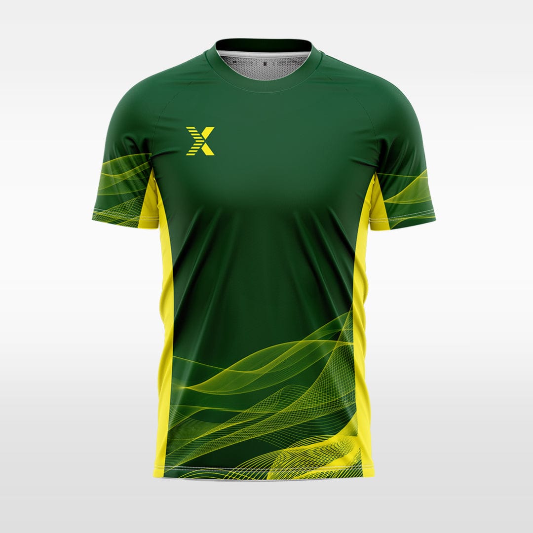 XTeamwear Soccer Uniforms green / S Floating ribbon - Custom Soccer Jerseys Kit Sublimated for Team