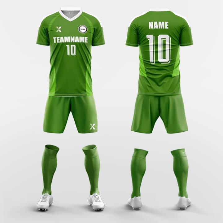 XTeamwear Soccer Uniforms Green / S Grate - Custom Soccer Jerseys Kit Sublimated Design