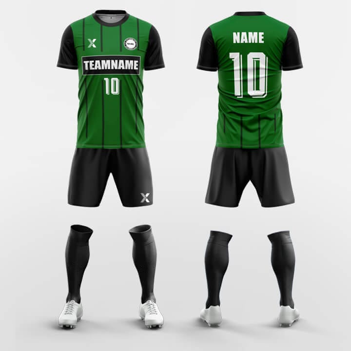 XTeamwear Soccer Uniforms Green / S Harry-Custom Soccer Jerseys Kit Sublimated Design