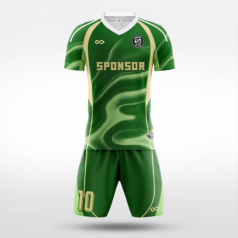 XTeamwear Soccer Uniforms green / S Iridescent Edge - Custom Soccer Jerseys Kit Sublimated for Team - WS204GCHCFX3