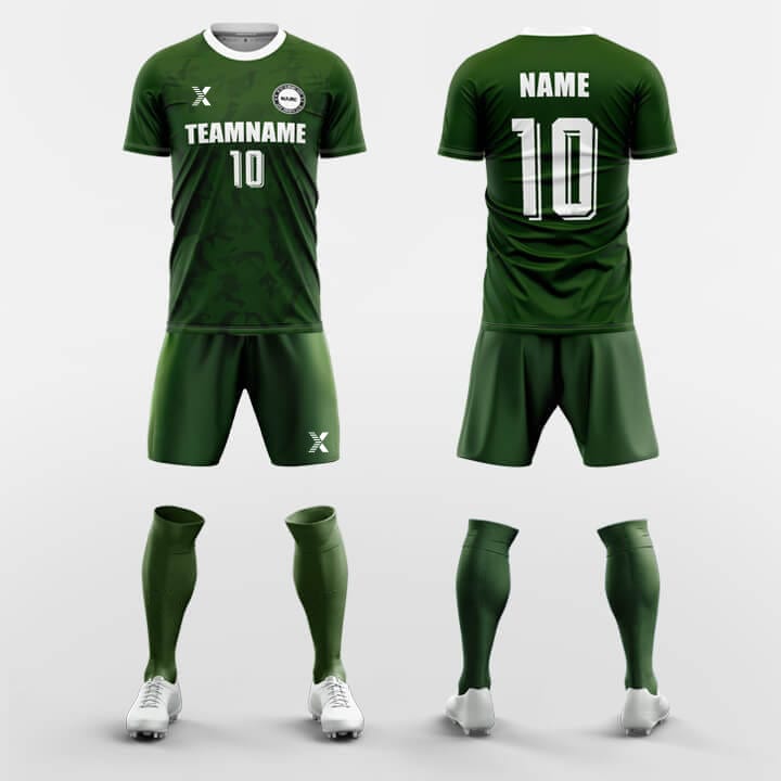 XTeamwear Soccer Uniforms Green / S Lane-Custom Soccer Jerseys Kit Sublimated Design