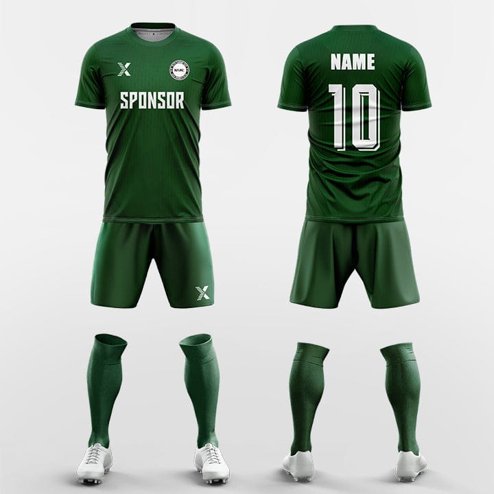 XTeamwear Soccer Uniforms green / S Light rain- Custom Soccer Jerseys Kit Sublimated for Team