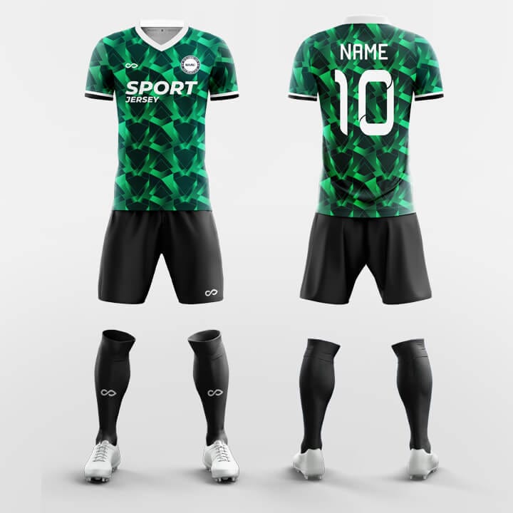 XTeamwear Soccer Uniforms Green / S Meadow - Custom Soccer Jerseys Kit Sublimated for Club FT260124S