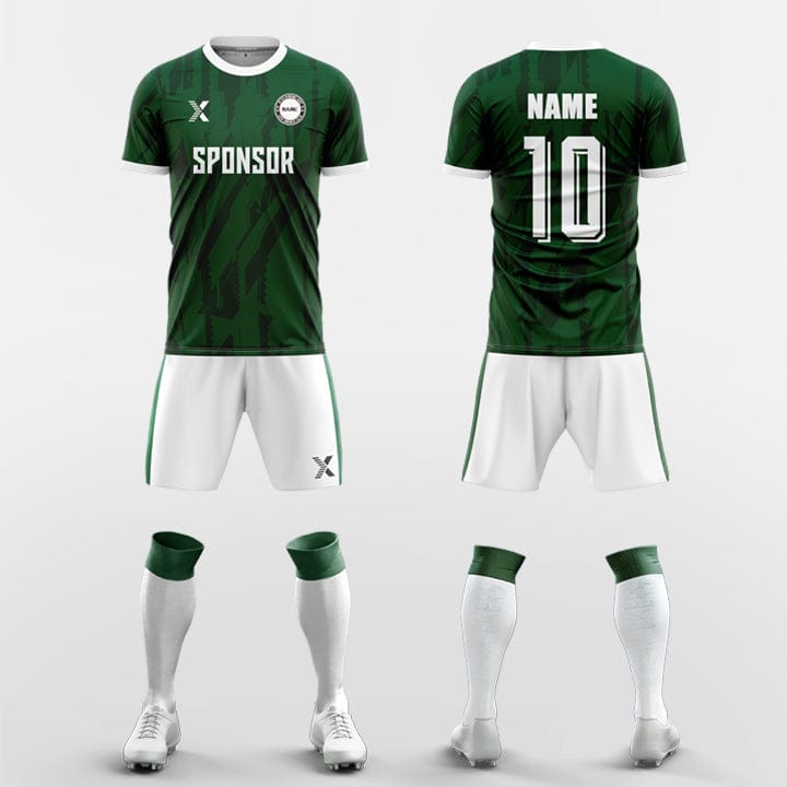 XTeamwear Soccer Uniforms green / S Mecha - Custom Soccer Jerseys Kit Sublimated for Team