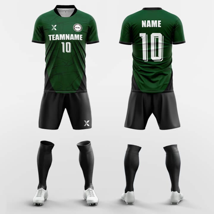 XTeamwear Soccer Uniforms Green / S Merit-Custom Soccer Jerseys Kit Sublimated Design