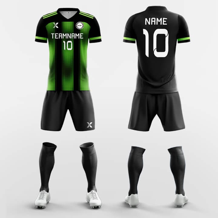 XTeamwear Soccer Uniforms Green / S Mosaic - Custom Soccer Jersey for Men Sublimation kit
