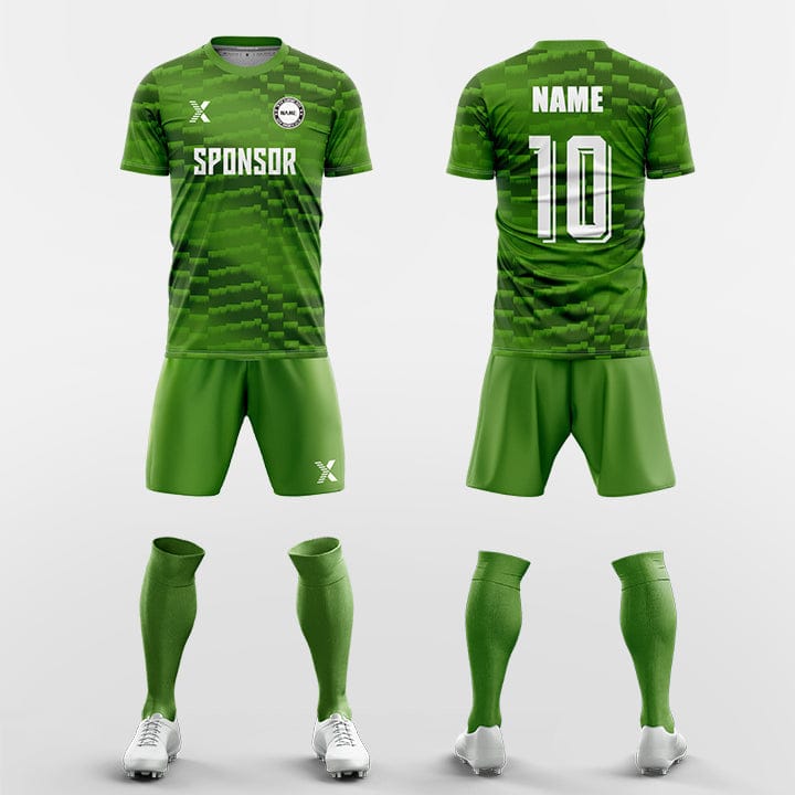 XTeamwear Soccer Uniforms green / S Mosaic - Custom Soccer Jerseys Kit Sublimated for Team