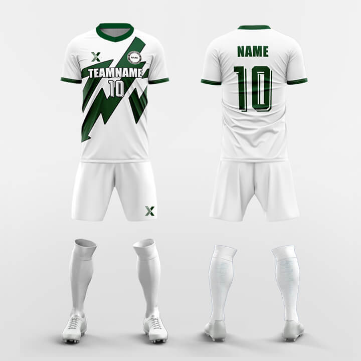 XTeamwear Soccer Uniforms Green / S Power Z - Custom Soccer Jerseys Kit Sublimated Design
