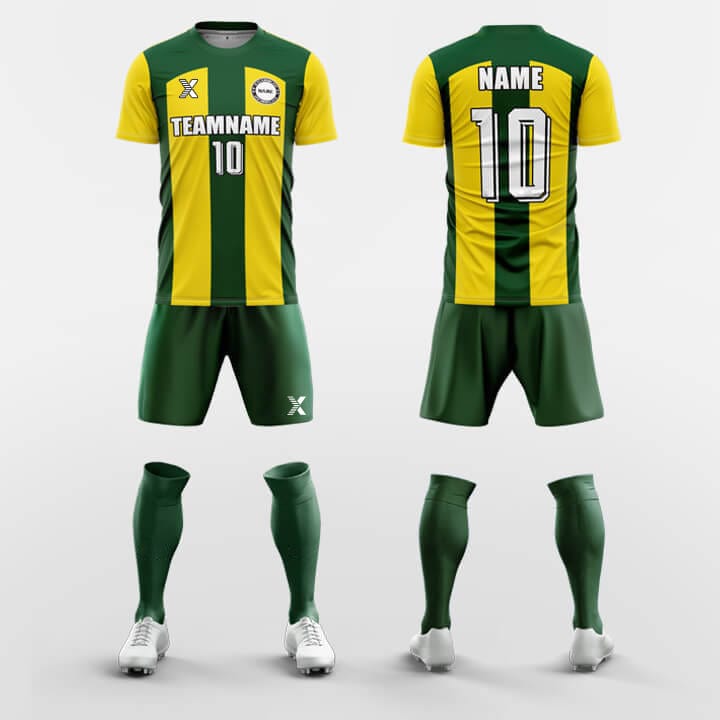 XTeamwear Soccer Uniforms Green / S Readily - Custom Soccer Jerseys Kit Sublimated Design