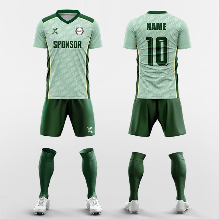 XTeamwear Soccer Uniforms green / S Regular twist- Custom Soccer Jerseys Kit Sublimated for Team