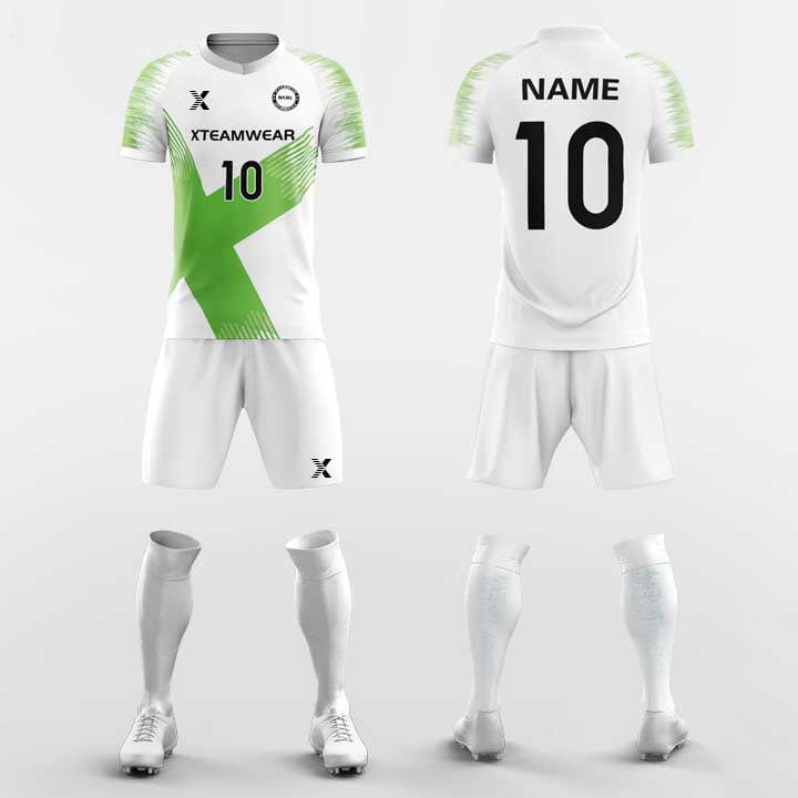 XTeamwear Soccer Uniforms Green / S Ribbon - Custom Soccer Jerseys Kit Sublimated for Academy