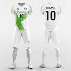XTeamwear Soccer Uniforms Green / S Ribbon - Custom Soccer Jerseys Kit Sublimated for Academy