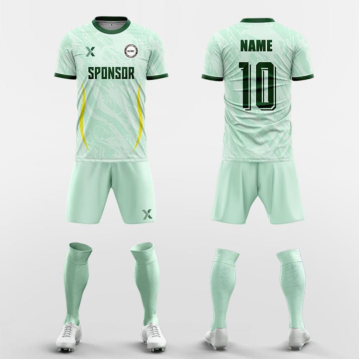 XTeamwear Soccer Uniforms green / S Ripples  - Custom Soccer Jerseys Kit Sublimated for Team