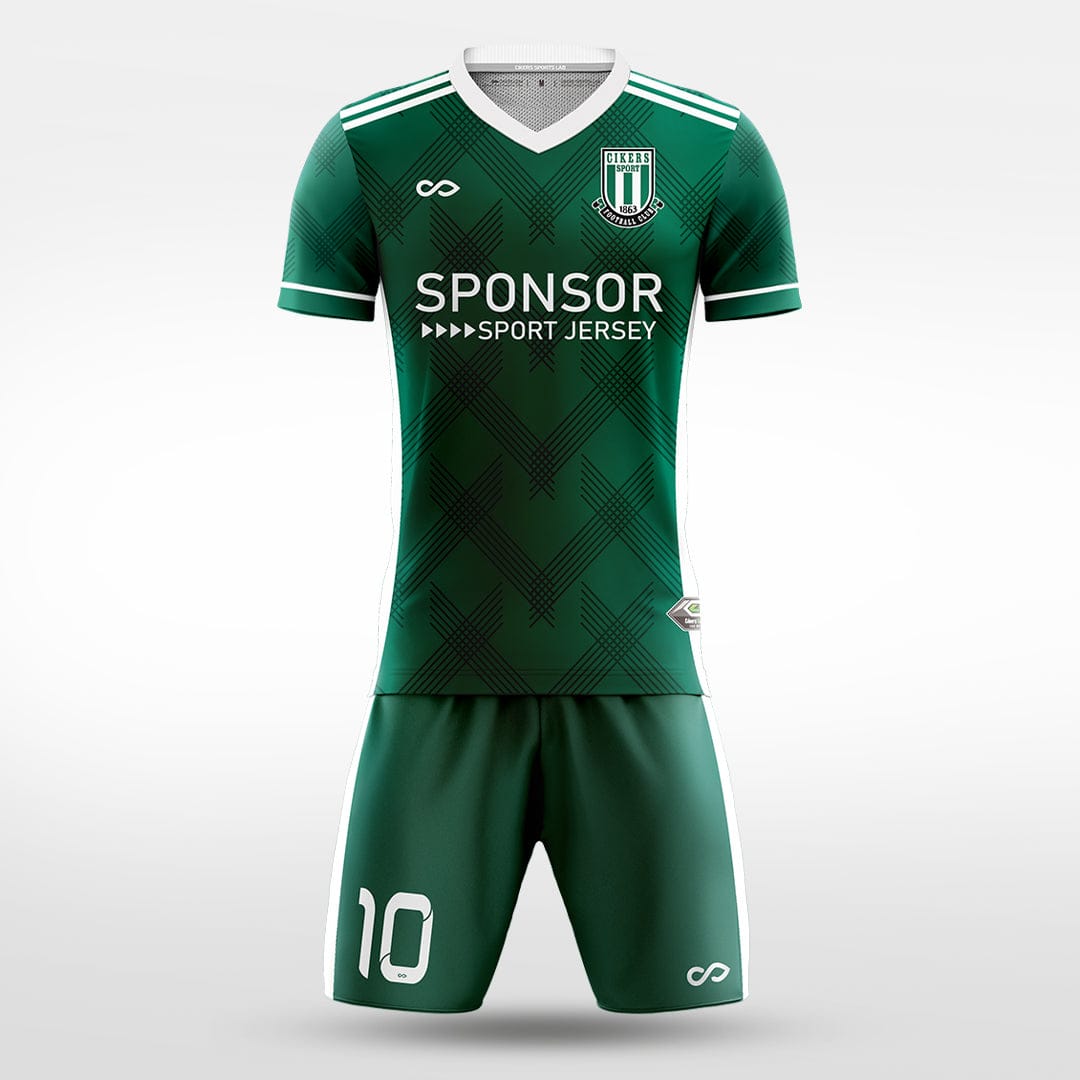 XTeamwear Soccer Uniforms green / S siege - Custom Soccer Jerseys Kit Sublimated for Team - WS204GCWC3
