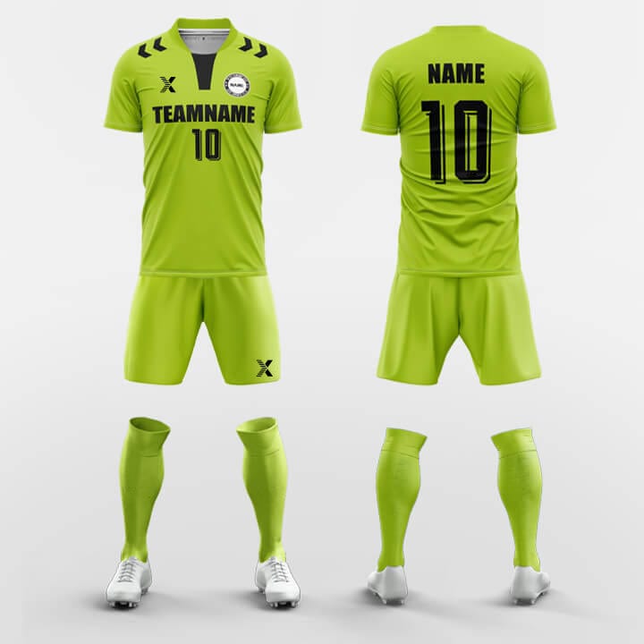 XTeamwear Soccer Uniforms Green / S Strategic- Custom Soccer Jerseys Kit Sublimated Design