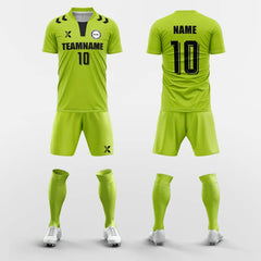 XTeamwear Soccer Uniforms Green / S Strategic- Custom Soccer Jerseys Kit Sublimated Design