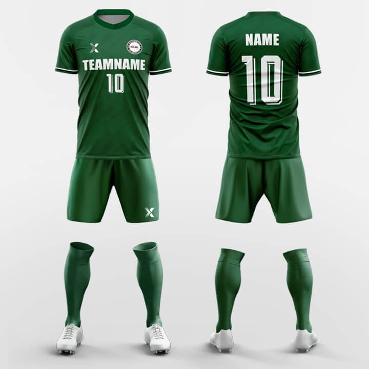 XTeamwear Soccer Uniforms Green / S Transcend-Custom Soccer Jerseys Kit Sublimated Design