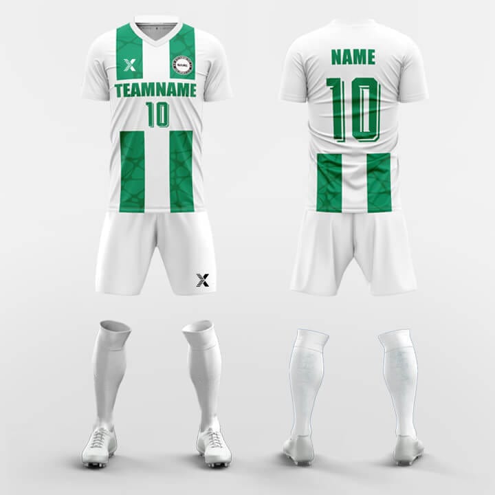 XTeamwear Soccer Uniforms Green / S Ultrasonic - Custom Soccer Jerseys Kit Sublimated Design