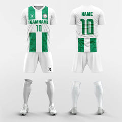 XTeamwear Soccer Uniforms Green / S Ultrasonic - Custom Soccer Jerseys Kit Sublimated Design