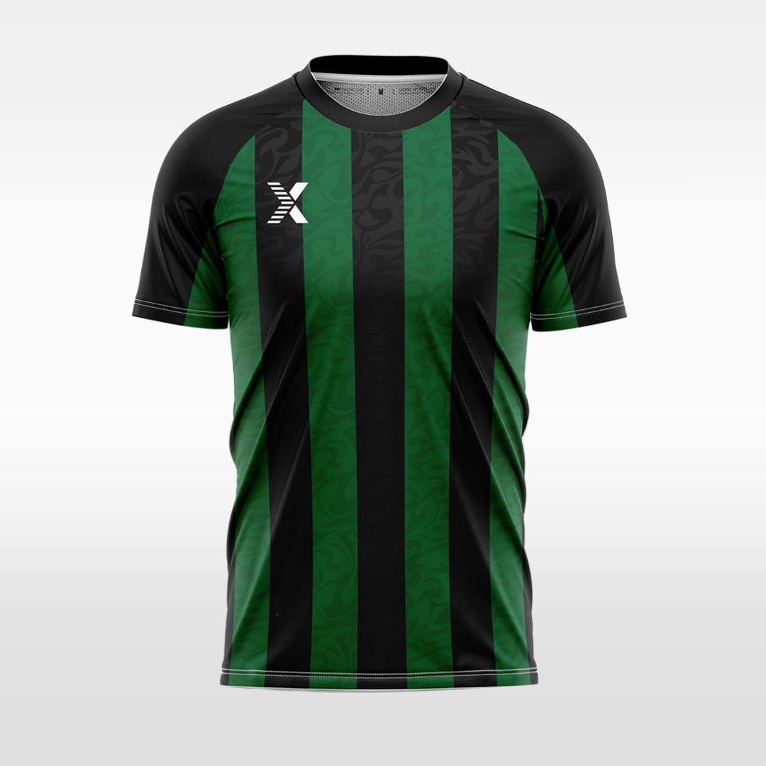 XTeamwear Soccer Uniforms green / S Vertical flat line - Custom Soccer Jerseys Kit Sublimated for Team