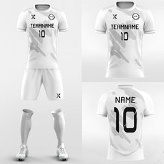 XTeamwear Soccer Uniforms Grey Imprint - Custom Soccer Jerseys Kit Sublimated Design