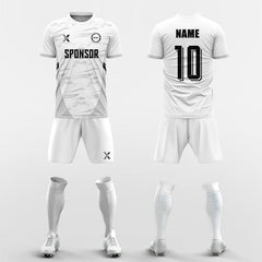 XTeamwear Soccer Uniforms grey / S cursive style - Custom Soccer Jerseys Kit Sublimated for Team