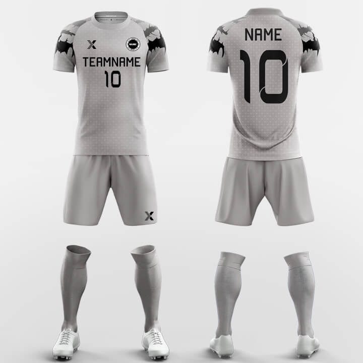 XTeamwear Soccer Uniforms Grey / S Rainbow - Custom Soccer Jerseys Kit Sublimated Design