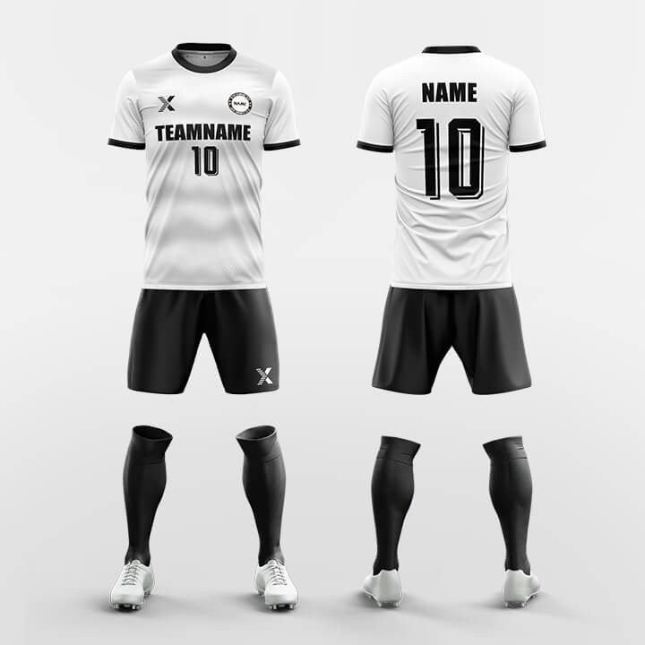 XTeamwear Soccer Uniforms Grey / S Ray 2 - Custom Soccer Jerseys Kit Sublimated Design