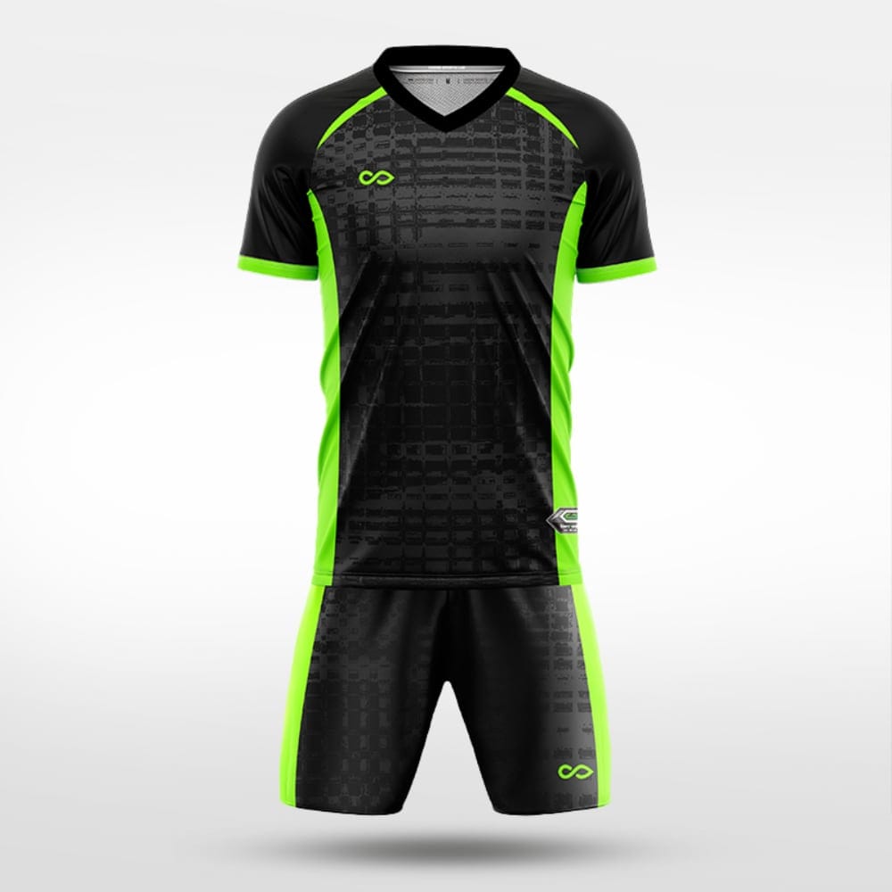 XTeamwear Soccer Uniforms Grid Ruins - Custom Soccer Jerseys Kit Sublimated for Team - WS204GCGX3