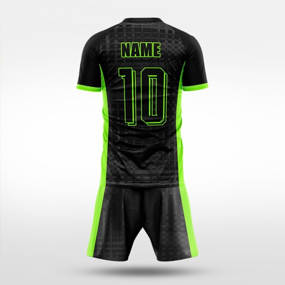 XTeamwear Soccer Uniforms Grid Ruins - Custom Soccer Jerseys Kit Sublimated for Team - WS204GCGX3