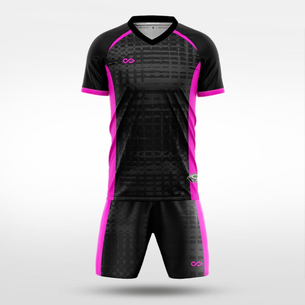 XTeamwear Soccer Uniforms Grid Ruins - Custom Soccer Jerseys Kit Sublimated for Team - WS204GCGX3