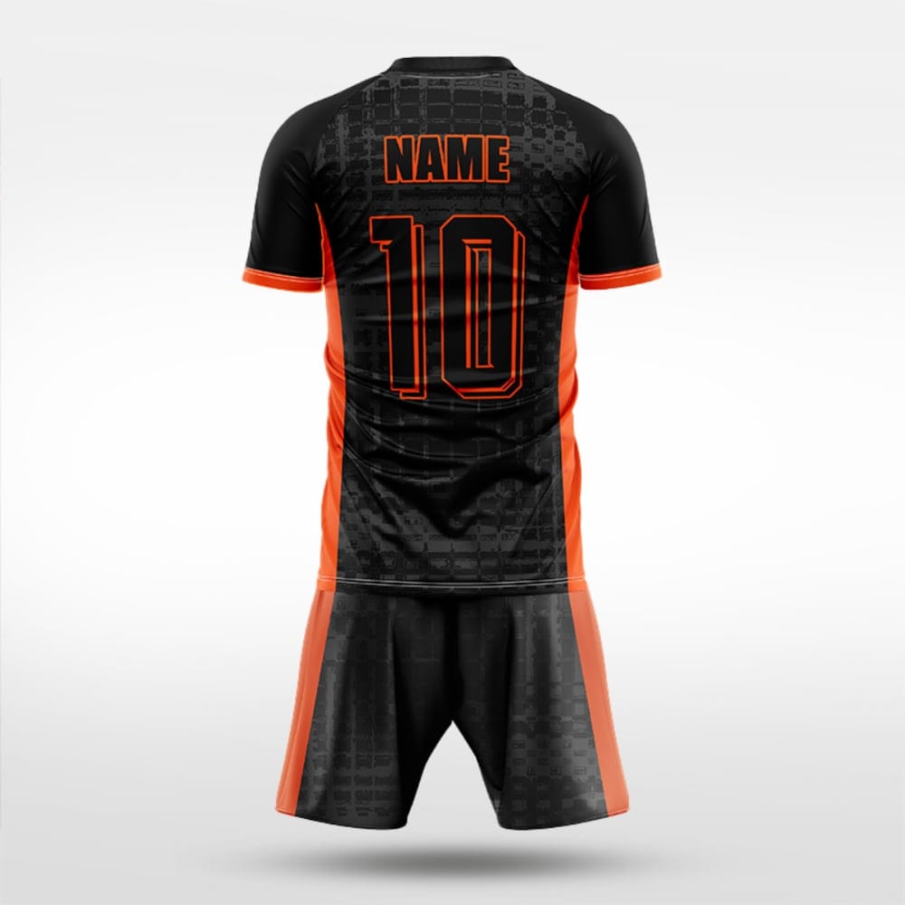 XTeamwear Soccer Uniforms Grid Ruins - Custom Soccer Jerseys Kit Sublimated for Team - WS204GCGX3