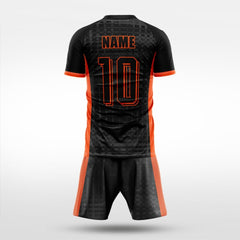 XTeamwear Soccer Uniforms Grid Ruins - Custom Soccer Jerseys Kit Sublimated for Team - WS204GCGX3